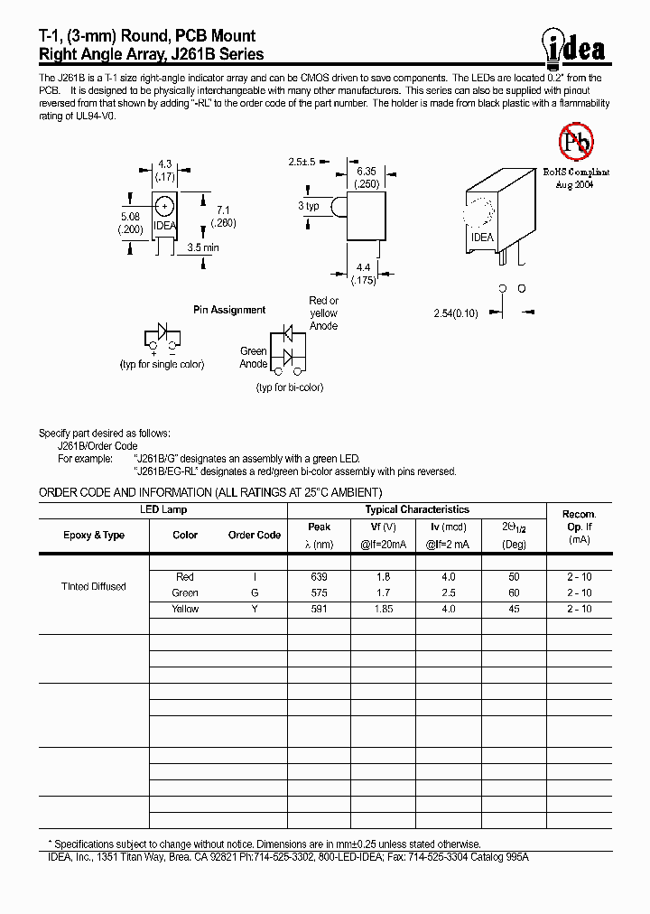 J261B_8199099.PDF Datasheet