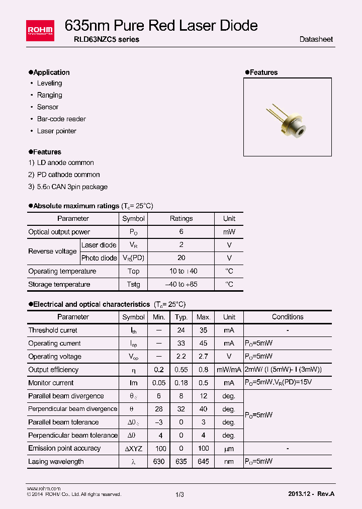RLD63NZC5_8201039.PDF Datasheet