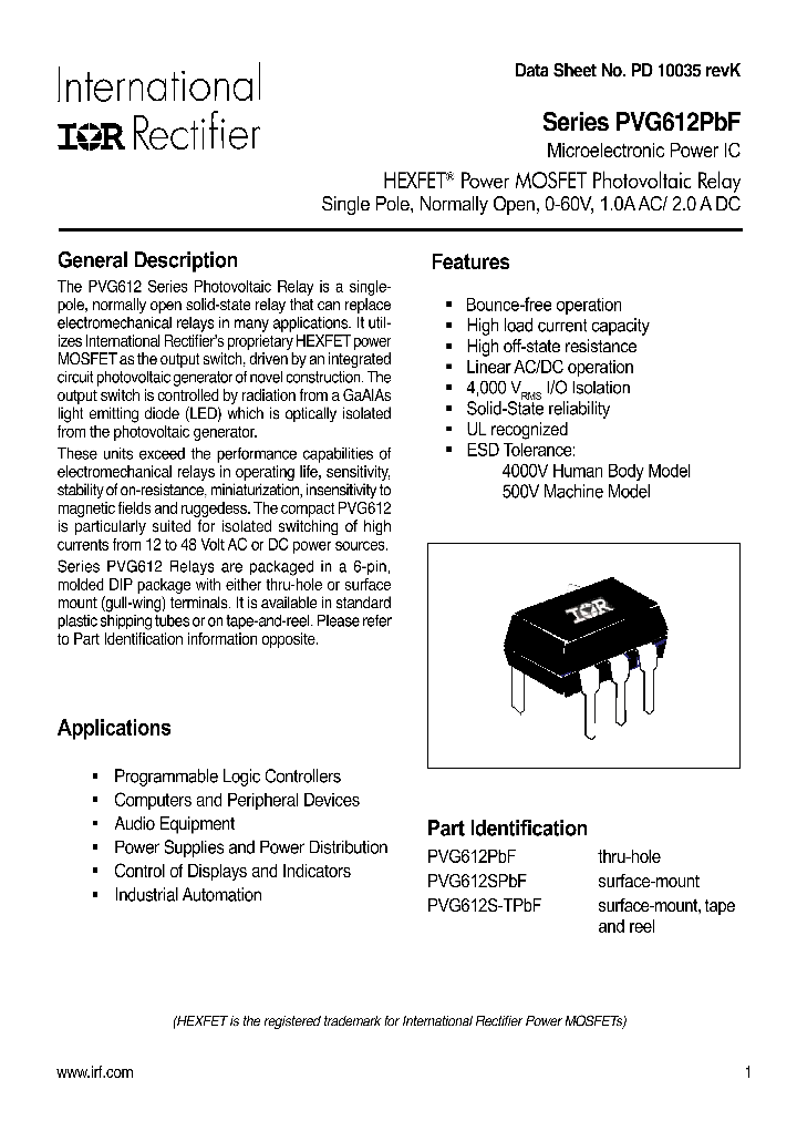 PVG612S_8201045.PDF Datasheet