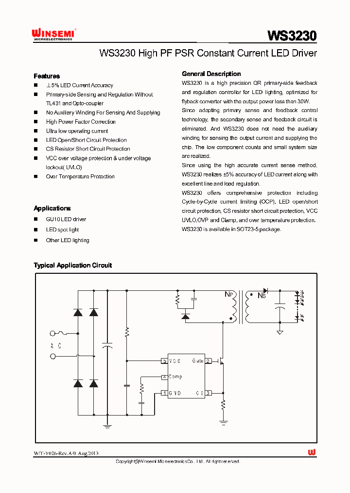WS3230_8202131.PDF Datasheet