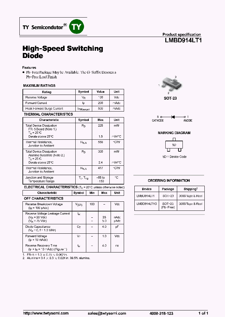 LMBD914LT1_8203597.PDF Datasheet