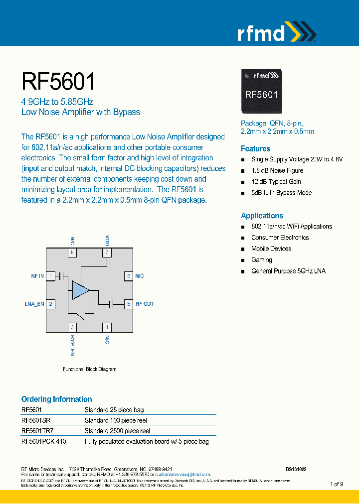 RF5601TR7_8203778.PDF Datasheet