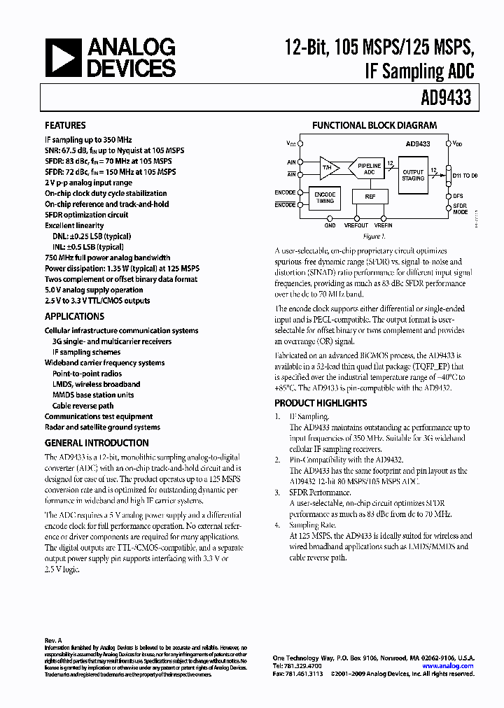 AD9433BSVZ-125_8203979.PDF Datasheet