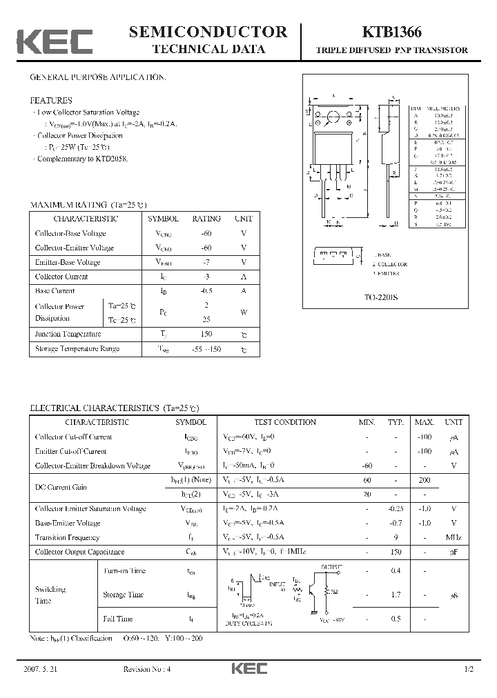 KTB1366-15_8205103.PDF Datasheet