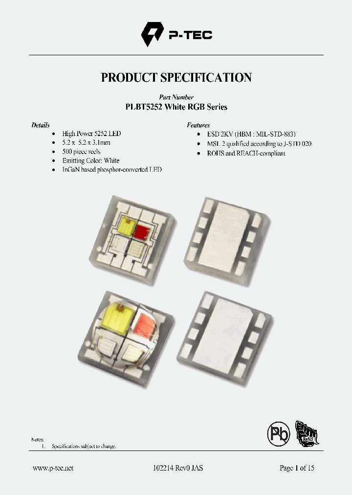 PLBT5252_8205130.PDF Datasheet