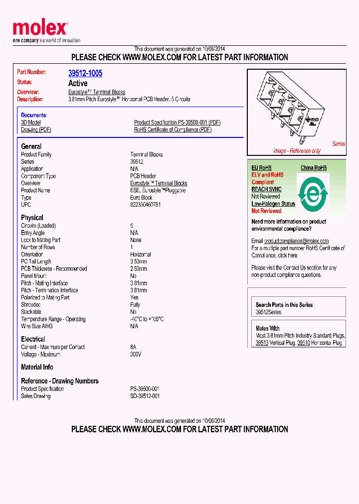 39512-1005_8205690.PDF Datasheet