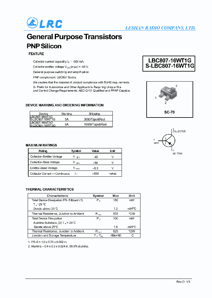 LBC807-16WT1G-15_8209265.PDF Datasheet