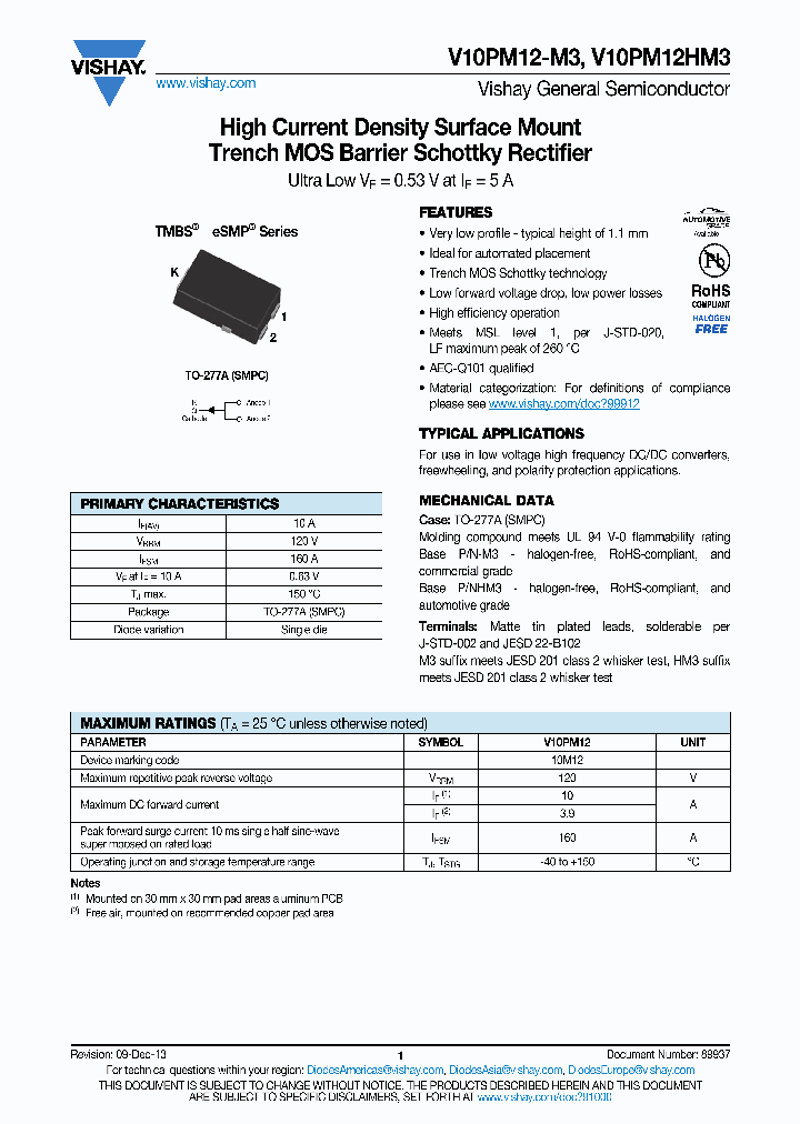 V10PM12-M3_8210092.PDF Datasheet