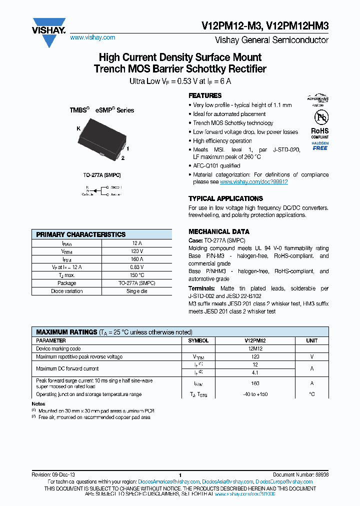 V12PM12-M3_8210093.PDF Datasheet