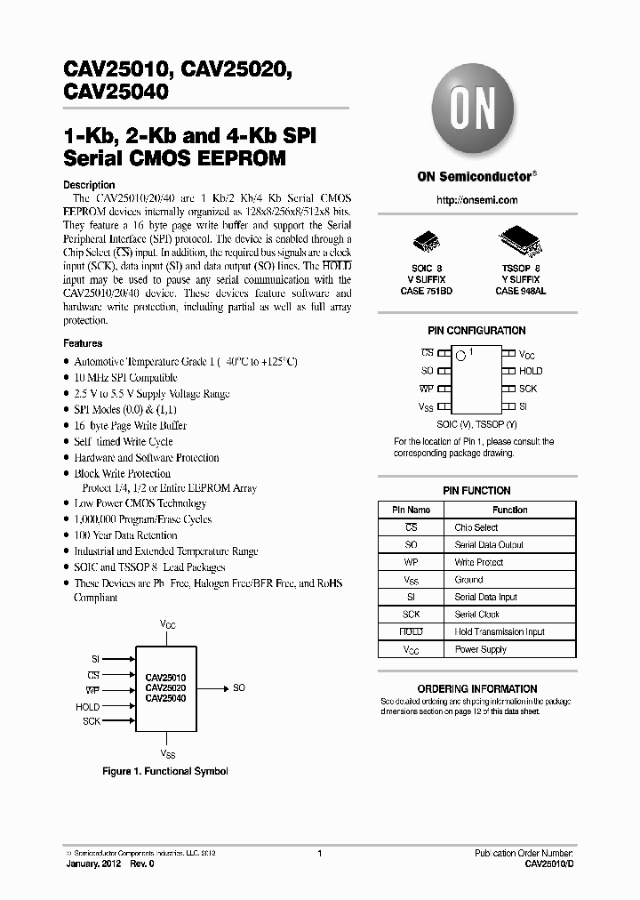 CAV25040_8210410.PDF Datasheet