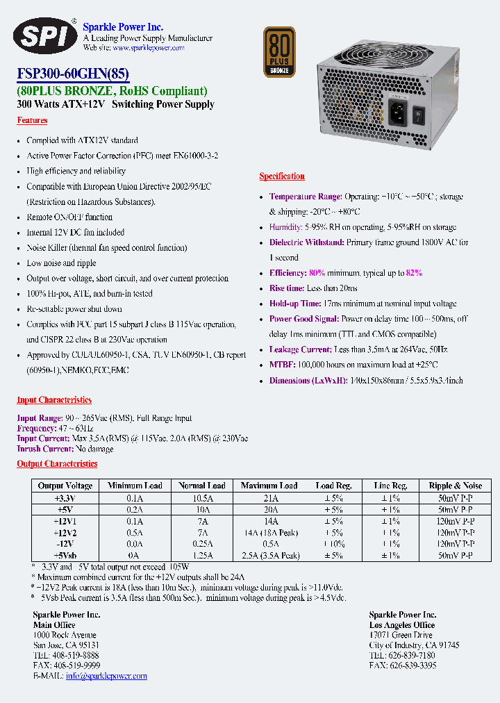 FSP300-60GHN85_8212343.PDF Datasheet