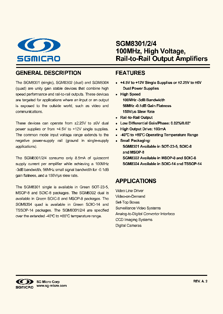 SGM8302_8214621.PDF Datasheet