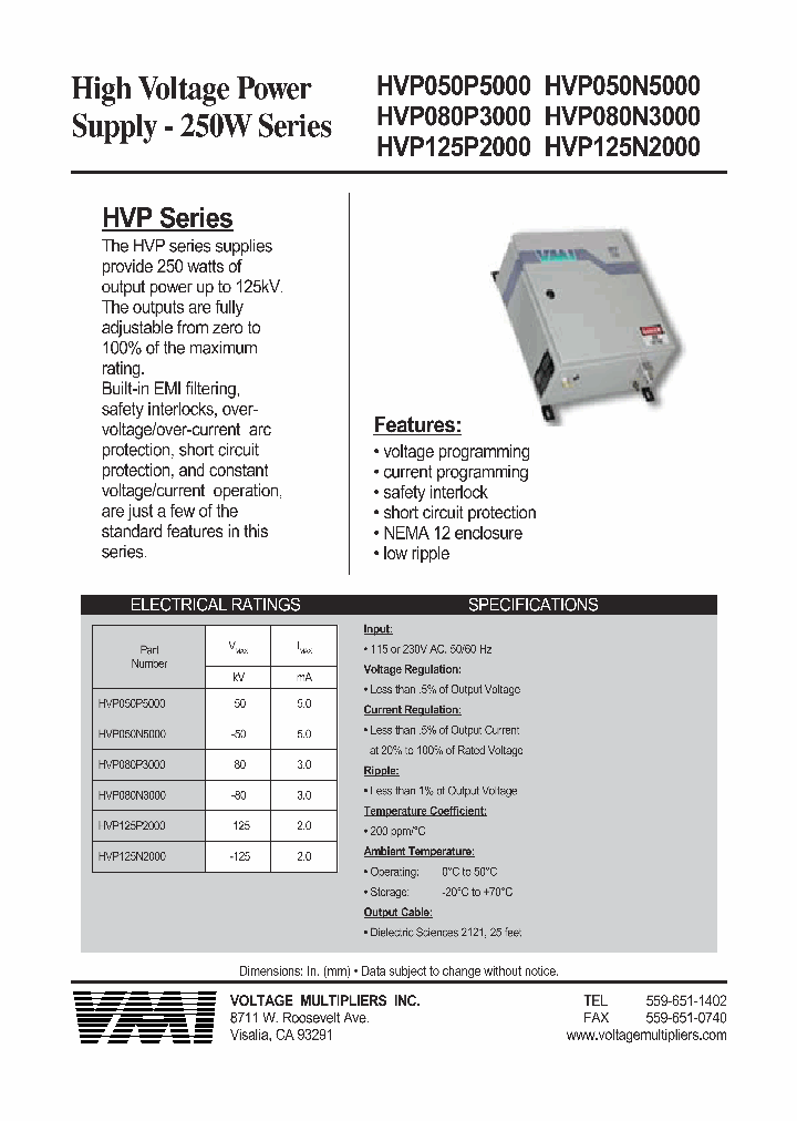 HVP125N2000_8214772.PDF Datasheet