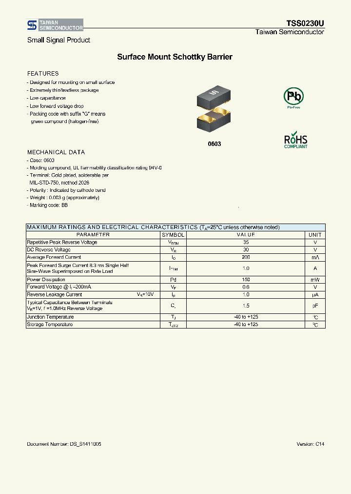 TSS0230U_8215253.PDF Datasheet