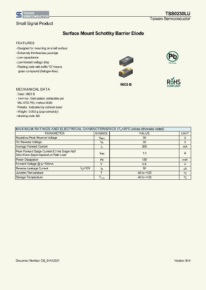TSS0230LU_8215251.PDF Datasheet