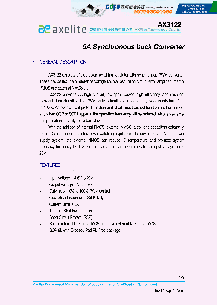 AX3122_7839570.PDF Datasheet