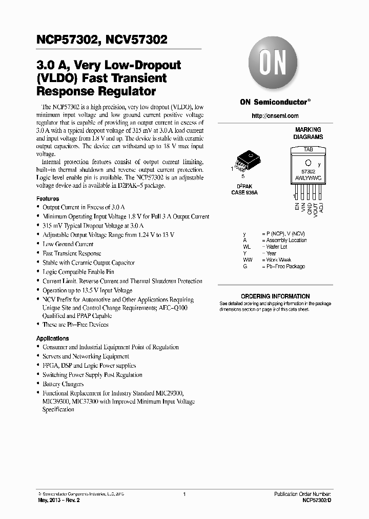 NCP57302_8216105.PDF Datasheet