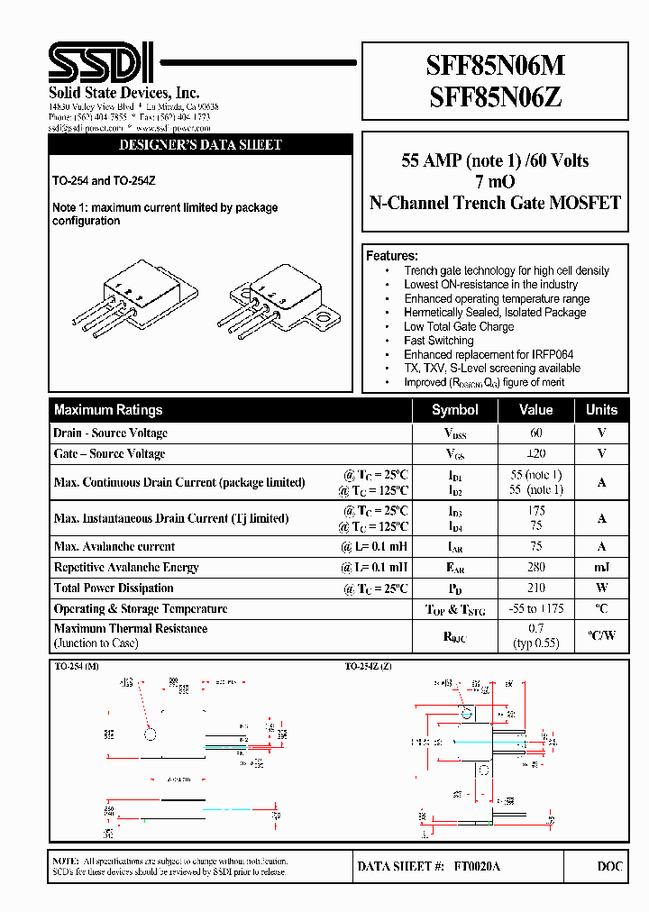 FT0020_8217216.PDF Datasheet