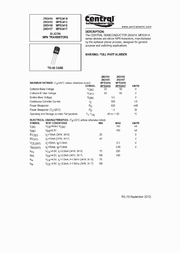 MPS3414_8217365.PDF Datasheet