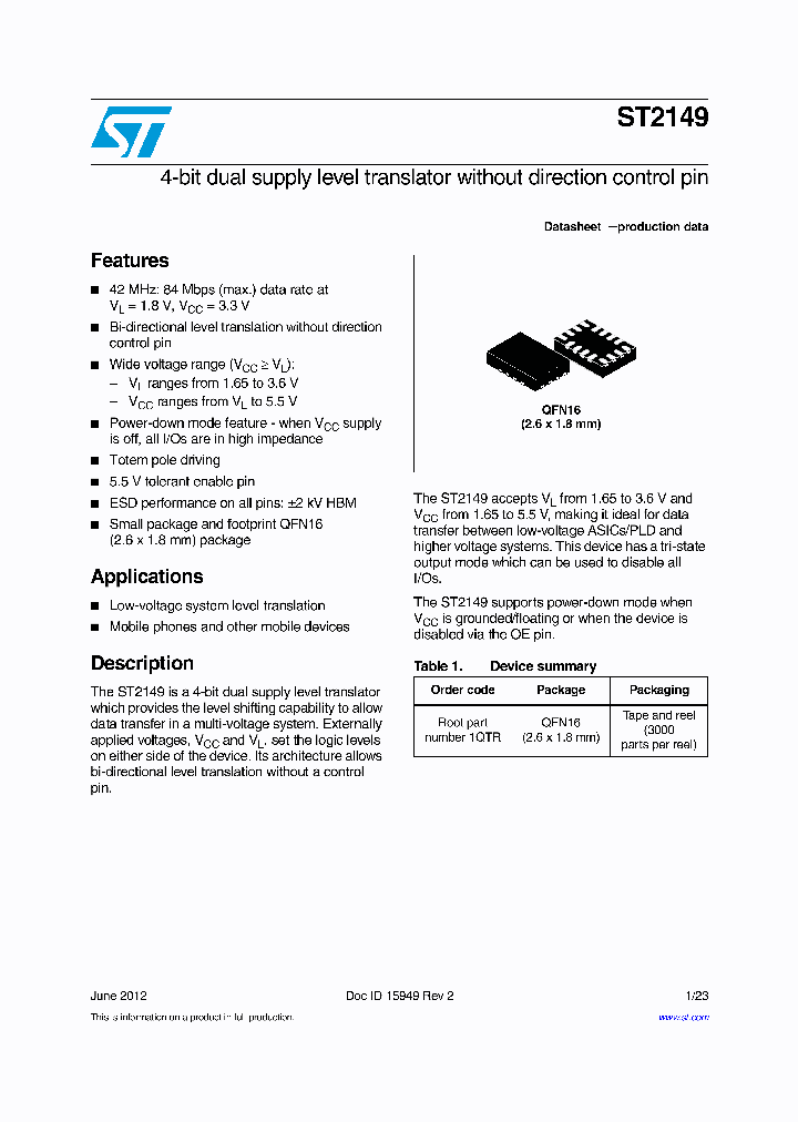 ST2149QTR_8218732.PDF Datasheet