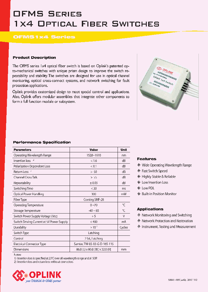 OFMS-1X4_8219333.PDF Datasheet