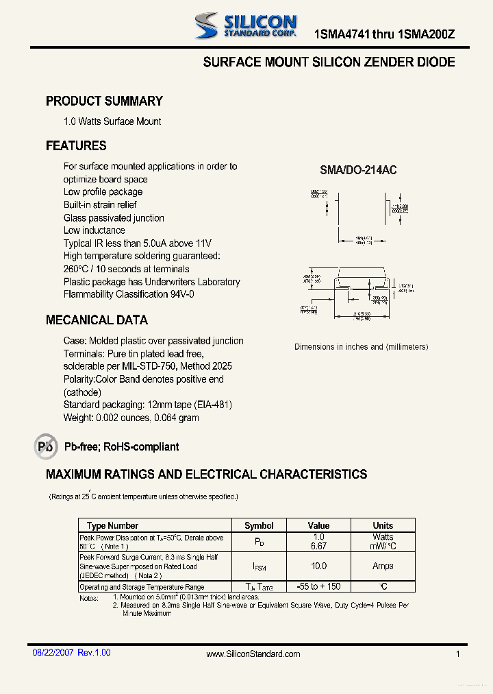 1SMA110Z_7839477.PDF Datasheet