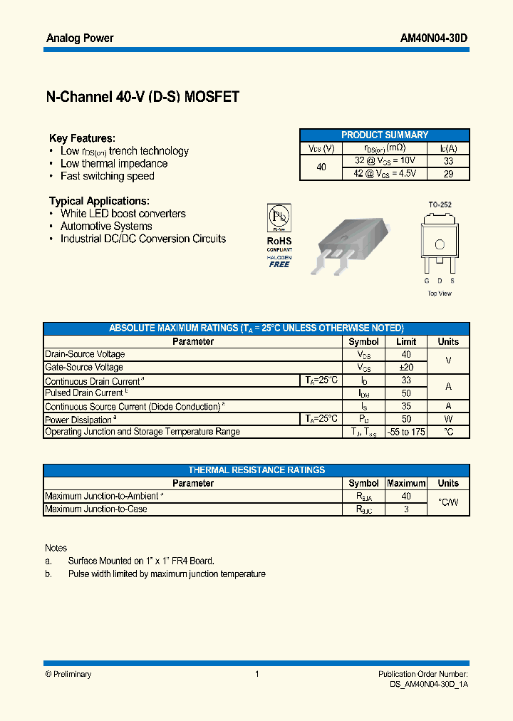 AM40N04-30D_8220610.PDF Datasheet