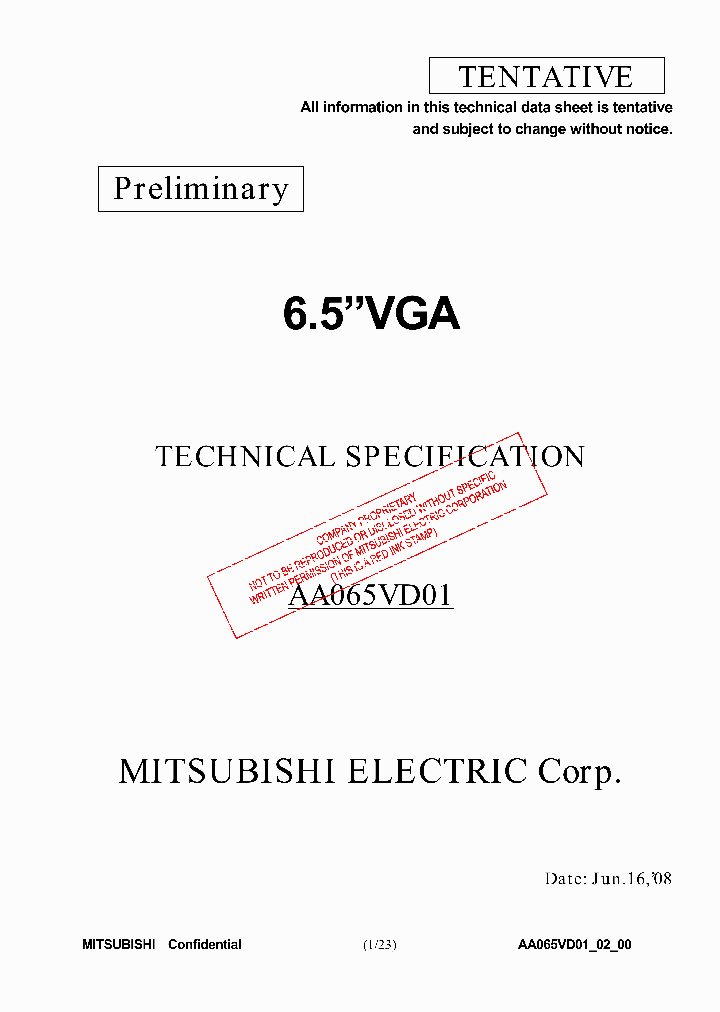 AA065VD01_7841663.PDF Datasheet