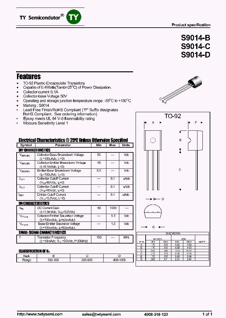 S9014_8221328.PDF Datasheet