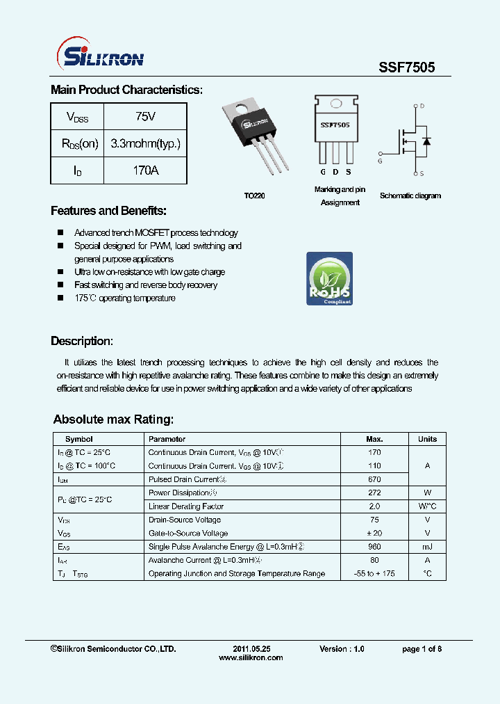 SSF7505_8222038.PDF Datasheet
