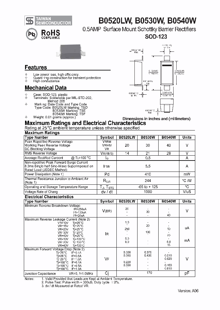 B0530W_8222932.PDF Datasheet
