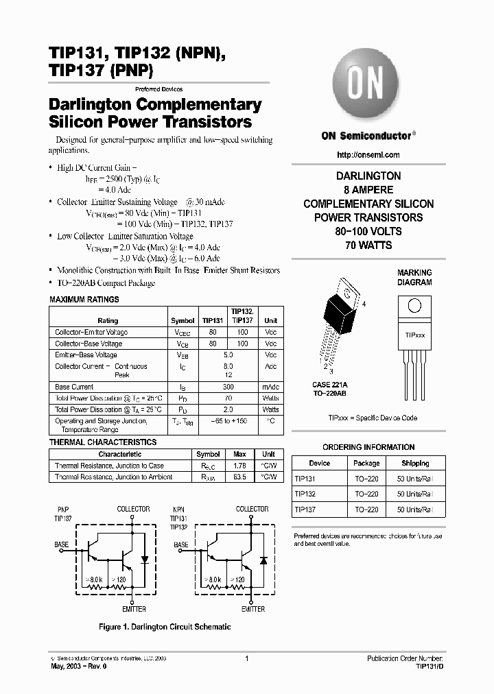 TIP131_8224709.PDF Datasheet