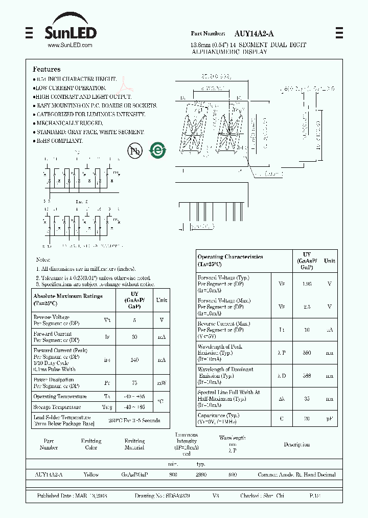 AUY14A2-A_8224669.PDF Datasheet
