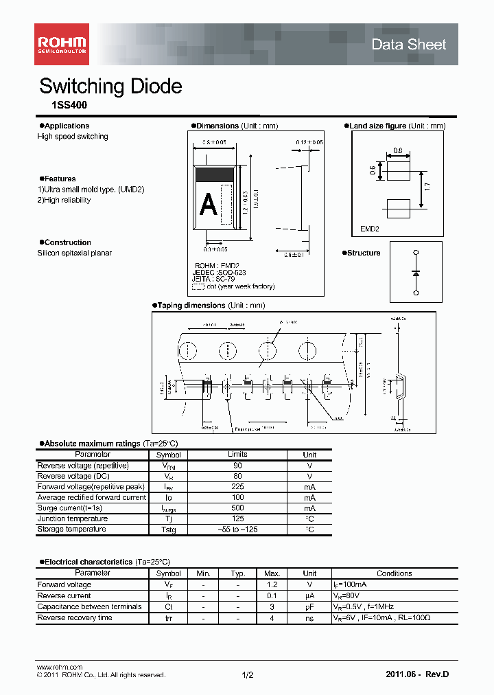1SS400TE61_8224626.PDF Datasheet