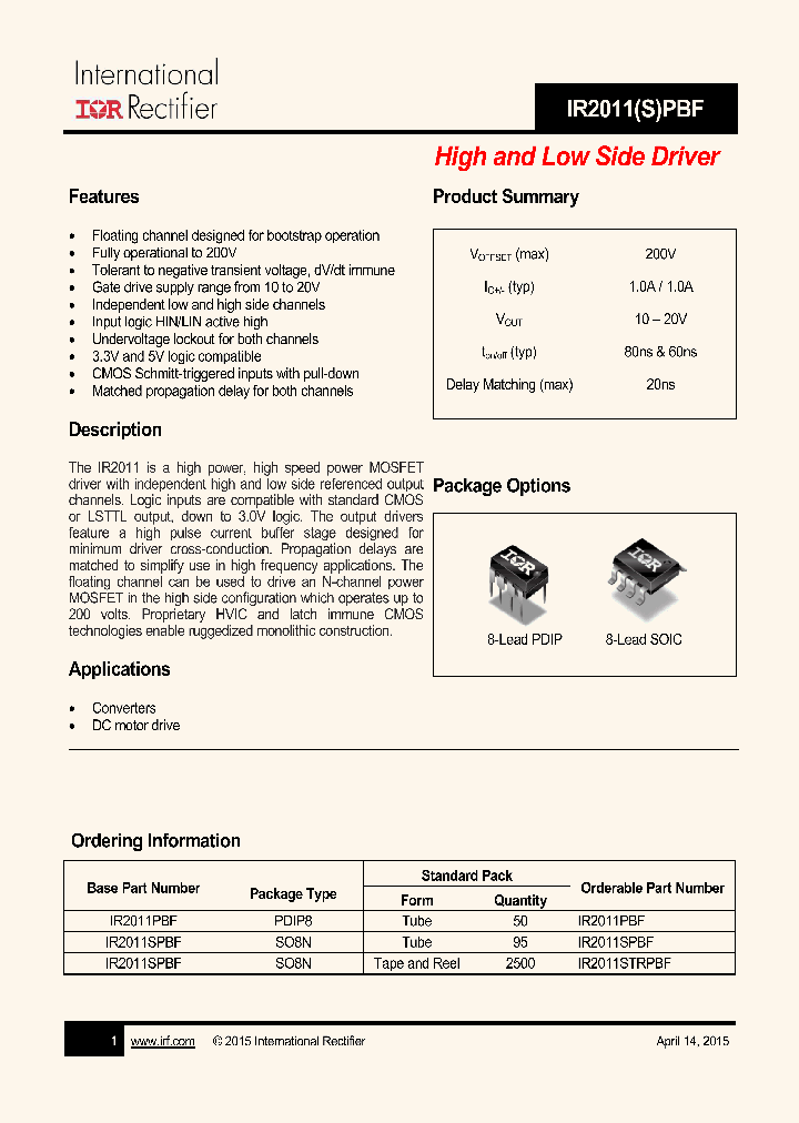 IR2011PBF-15_8226081.PDF Datasheet