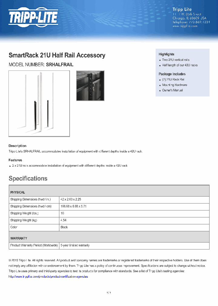 SRHALFRAIL_8227482.PDF Datasheet
