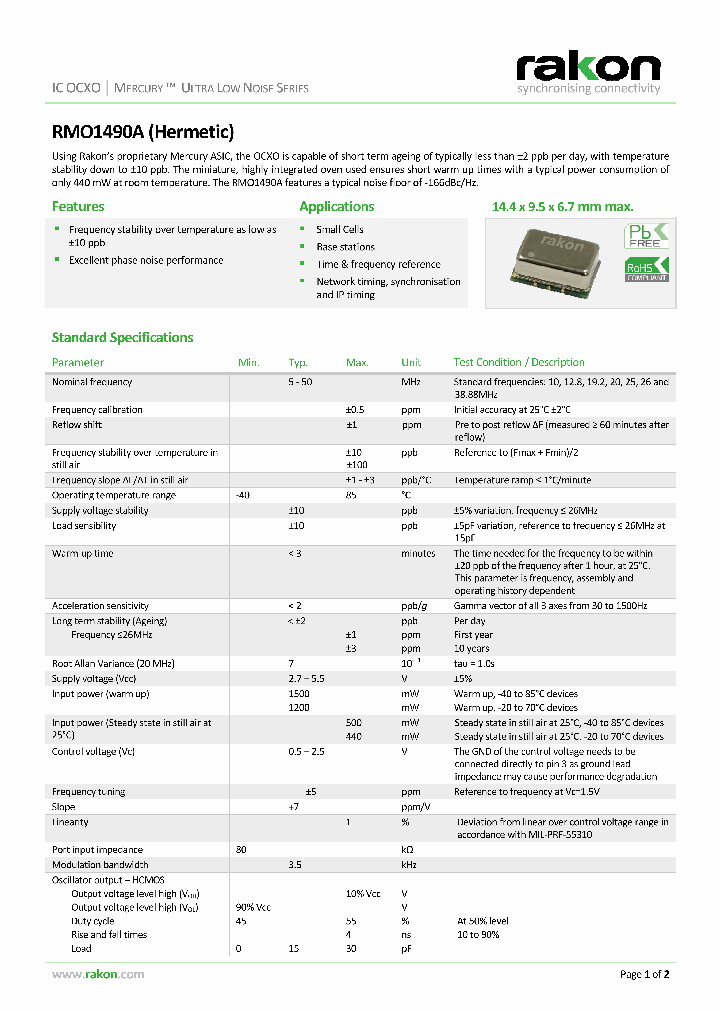 RMO1490A_8228482.PDF Datasheet