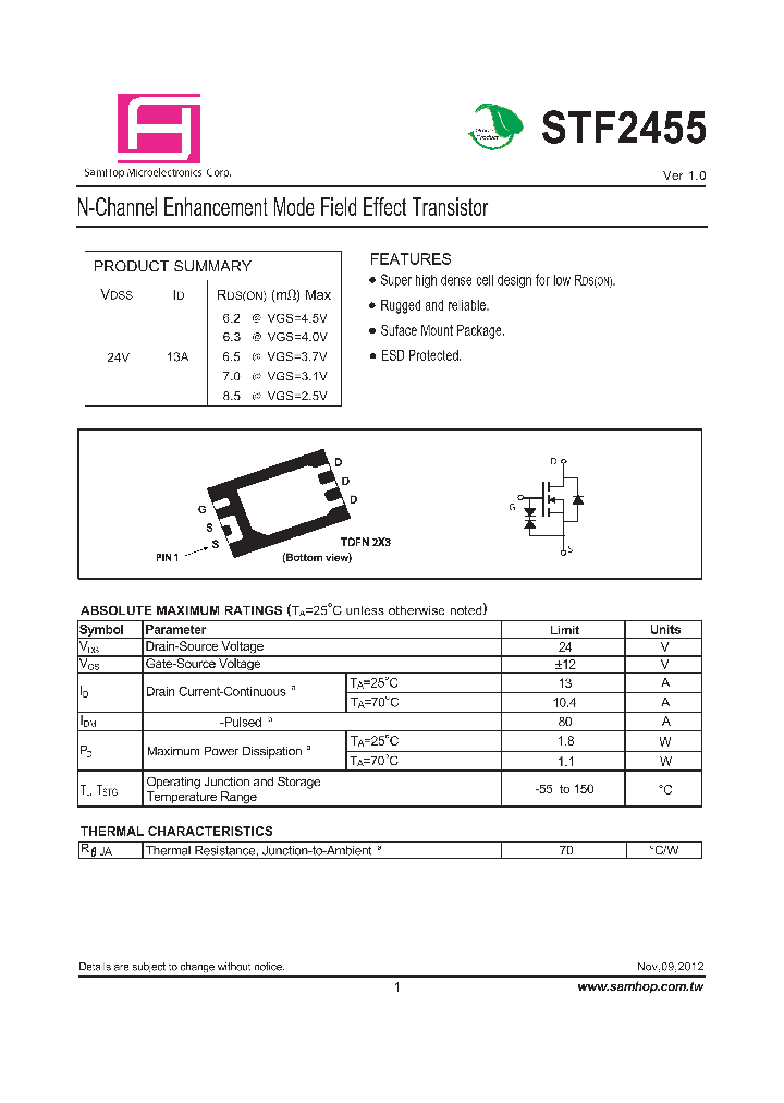 STF2455_8228785.PDF Datasheet