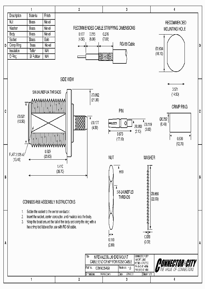CONN005-R58_8229338.PDF Datasheet