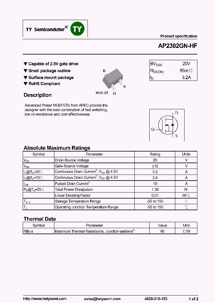 AP2302GN-HF_8229703.PDF Datasheet