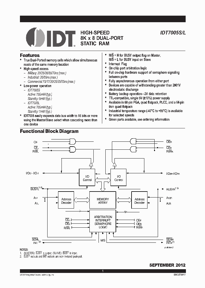 IDT7005L_8233484.PDF Datasheet