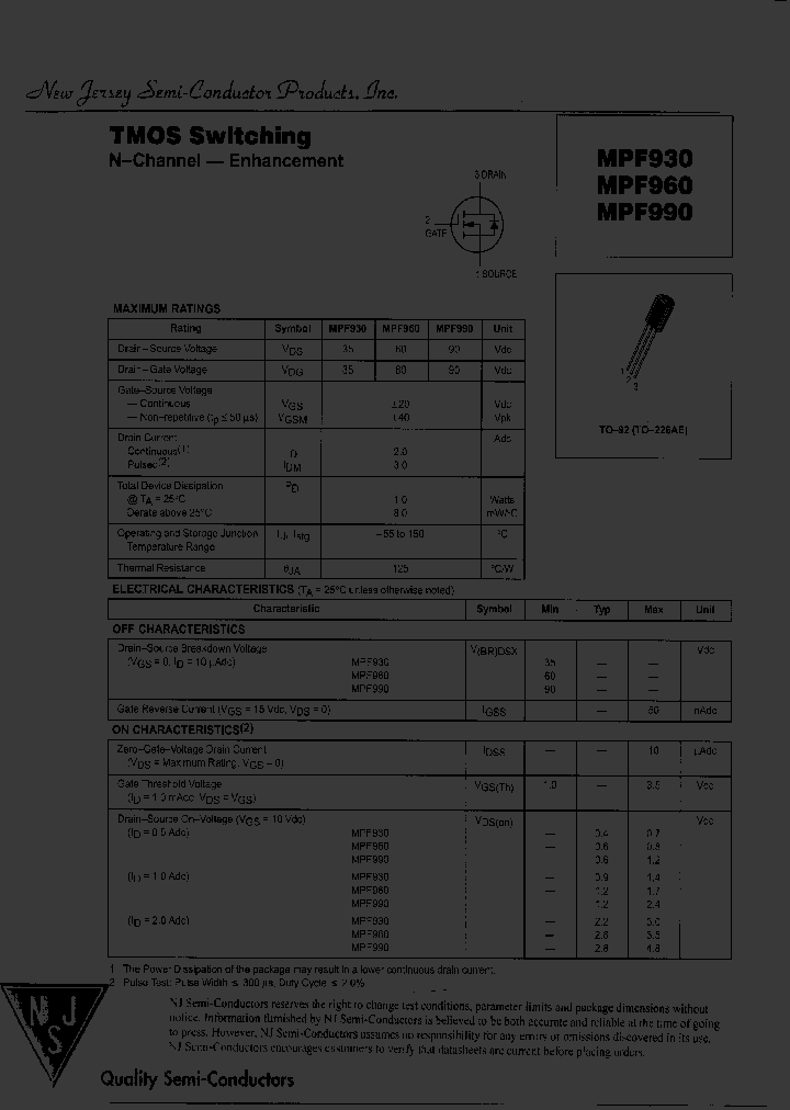 MPF930_8233755.PDF Datasheet