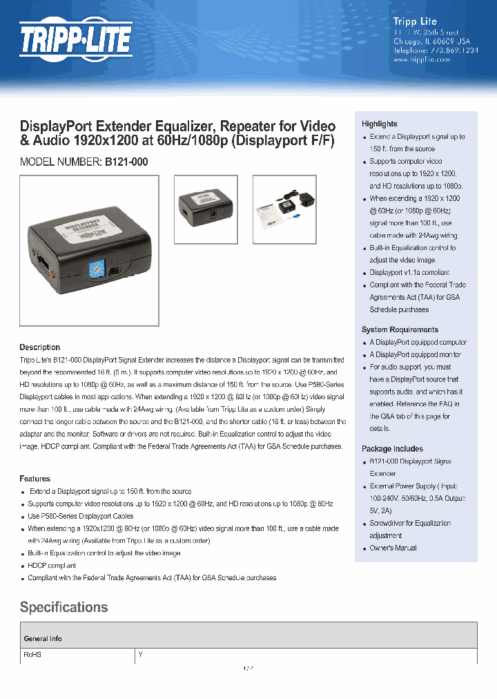 B121000_8236928.PDF Datasheet