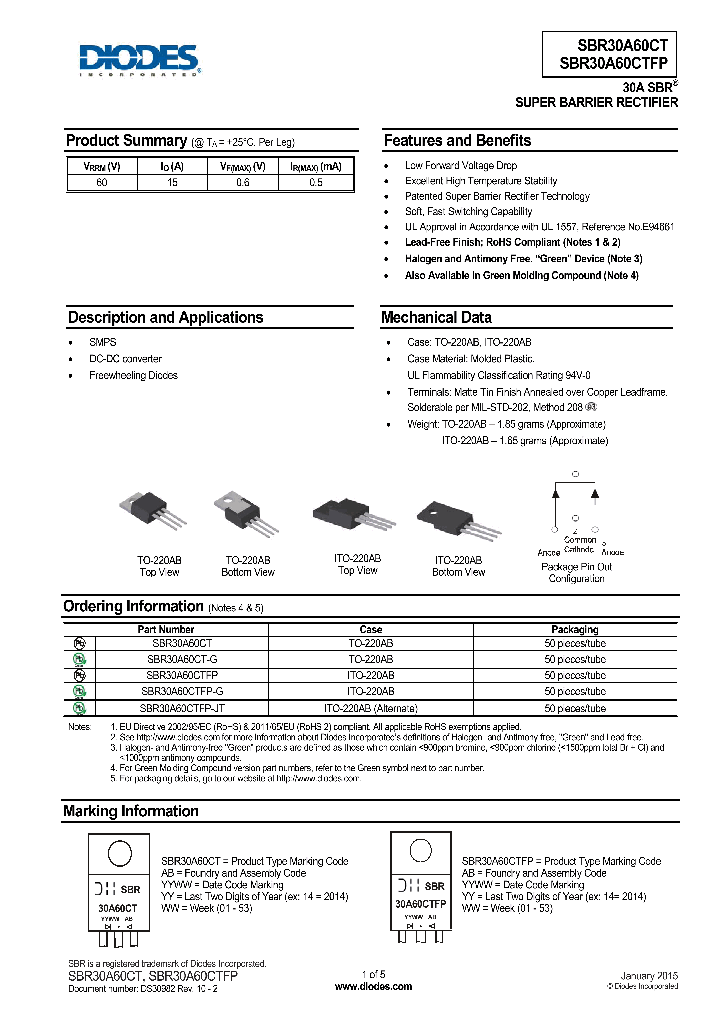 SBR30A60CTFP-G_8241091.PDF Datasheet