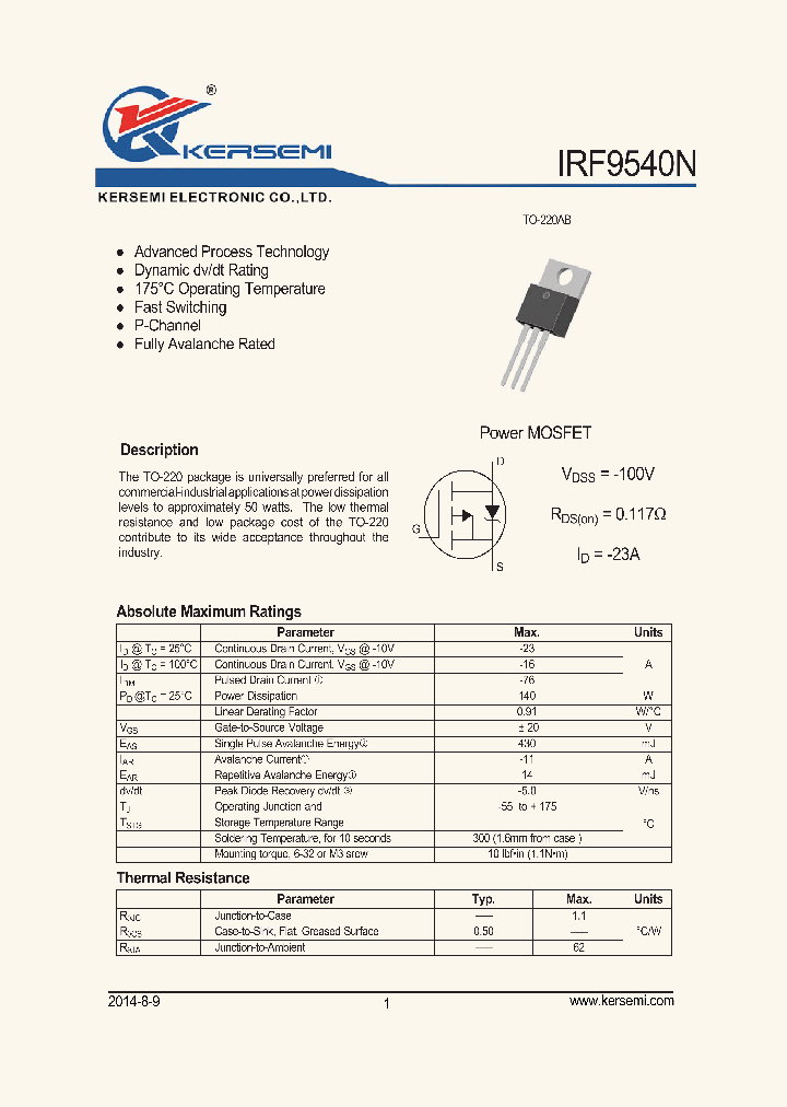 IRF9540N_8241260.PDF Datasheet