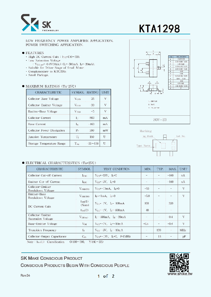 KTA1298_8241848.PDF Datasheet