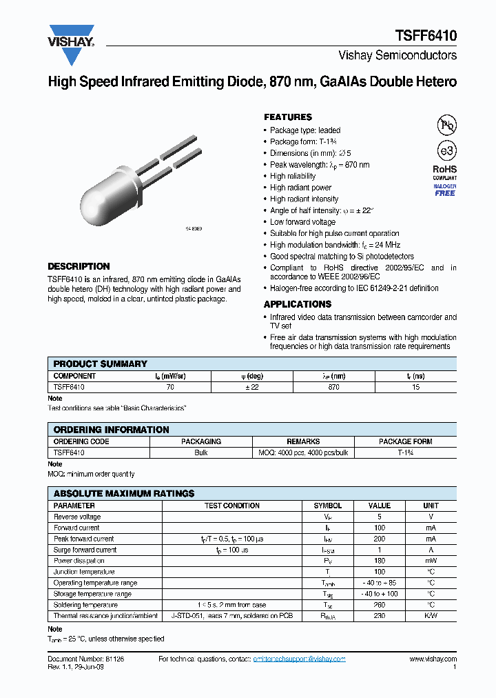 TSFF6410_8242693.PDF Datasheet