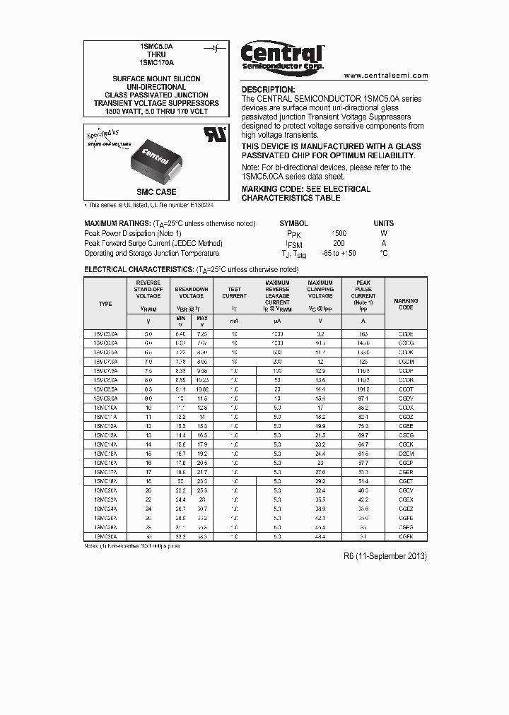 1SMC90A_8243147.PDF Datasheet