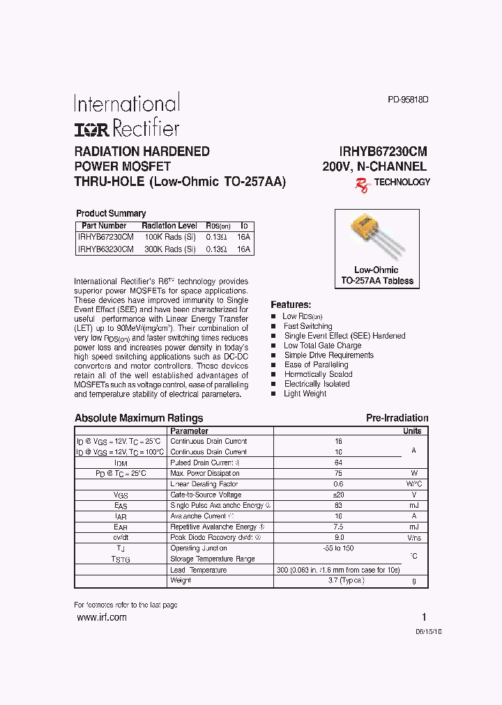 IRHYB67230CM_8243851.PDF Datasheet