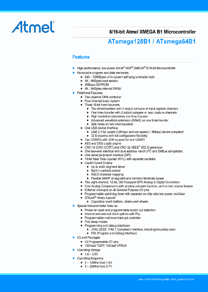 ATXMEGA64B1-14_8244960.PDF Datasheet